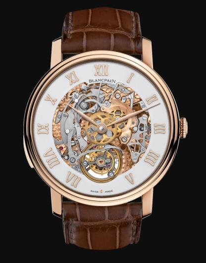 Review Blancpain Le Brassus Carrousel Repetition Minutes Red Gold Replica Watch 00235-3631-55B