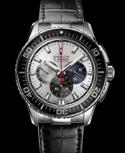 Review Replica Watch Zenith El Primero Stratos Flyback Striking 10th 03.2060.405/69.C714 Steel - Black Ceramic Bezel