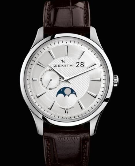 Review Replica Watch Zenith Captain Grande Date Moonphase Zenith Watch Captain 03.2140.691/02.C498 Steel