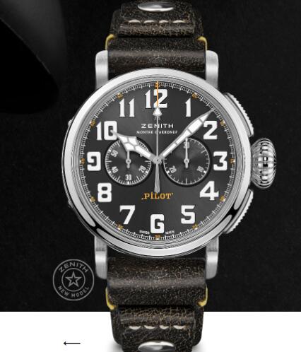 Review Zenith Pilot Replica Watch PILOT TYPE 20 CHRONOGRAPH RESCUE 45mm 03.2434.4069/20.I010 - Click Image to Close