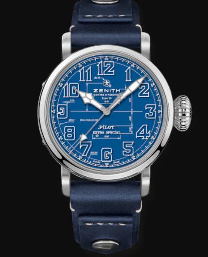 Review Zenith Pilot Type 20 Blueprint 03.2435.679/51.I012 Replica Watch - Click Image to Close