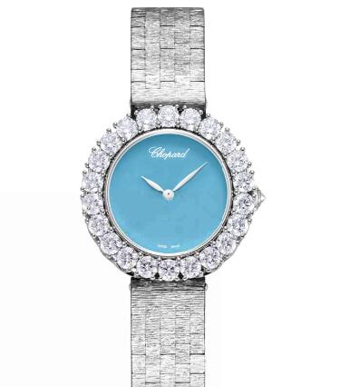 Review Chopard Replica Watch L’HEURE DU DIAMANT ROUND SMALL SMALL AUTOMATIC WHITE GOLD DIAMONDS 10A378-1004