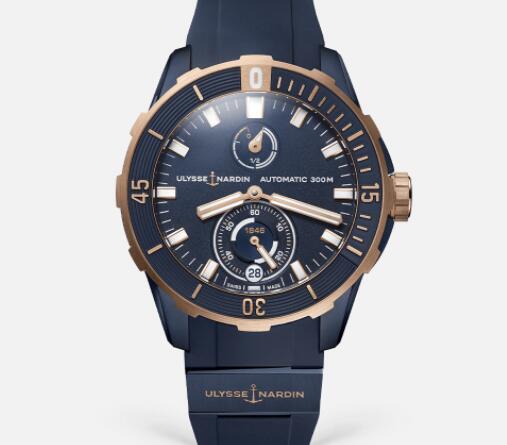 Review Ulysse Nardin Diver Chronometer 44mm Replica Watch 1185-170-3/BLUE