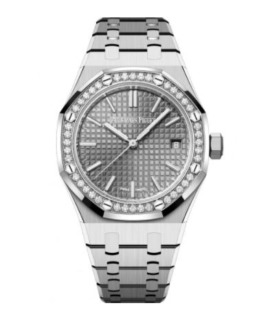 Review 2022 Audemars Piguet Royal Oak Selfwinding 37 Stainless Steel - Diamond Blue Replica Watch 15551ST.ZZ.1356ST.03