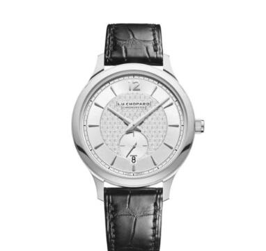 Review Chopard L.U.C Watch Replica Review L.U.C XPS 1860 OFFICER 40 MM AUTOMATIC WHITE GOLD 161242-1001