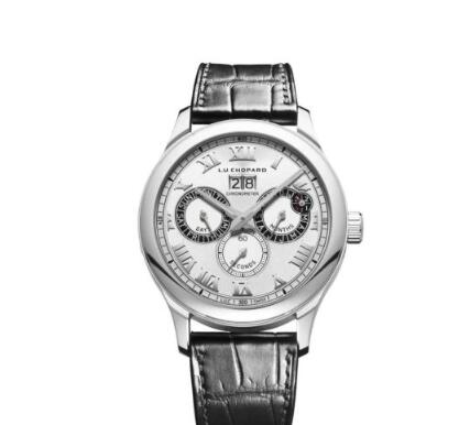 Review Chopard L.U.C Watch Replica Review L.U.C PERPETUAL TWIN 43 MM AUTOMATIC STAINLESS STEEL 168561-3001 - Click Image to Close
