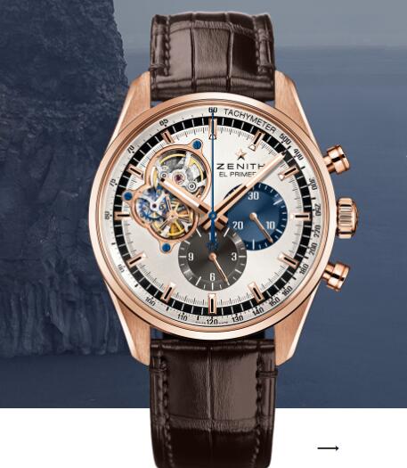 Review Replica Zenith Chronomaster Watch CHRONOMASTER EL PRIMERO OPEN Rose Gold Watch 18.2040.4061/69.C494