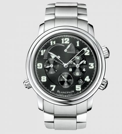 Review Replica Blancpain Léman Réveil GMT Stainless Steel / Black / Bracelet Watch 2041-1130M-71