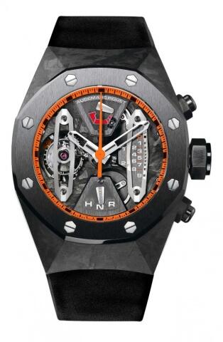 Review Audemars Piguet Royal Oak Concept 26265 Carbon Tourbillon Chronograph Orange Replica Watch 26265FO.OO.D002CA.94