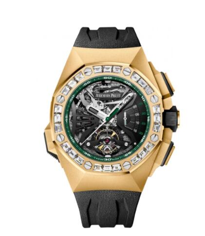 Review Audemars Piguet Royal Oak Concept Supersonnerie Yellow Gold The Hour Glass Watch Replica 26593BA.ZZ.D002CA.01 - Click Image to Close