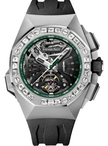 Review Replica Audemars Piguet Royal Oak Concept Supersonnerie Platinum The Hour Glass Watch 26593PT.ZZ.D002CA.01