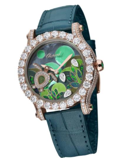 Review 2022 Chopard Happy Sport Métiers d’Art Sea Turtle Edition Replica Watch 274425-5001