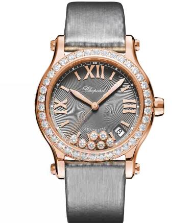 Review Chopard Happy Sport Watch Cheap Price 36 MM AUTOMATIC ROSE GOLD DIAMONDS 274808-5014 - Click Image to Close