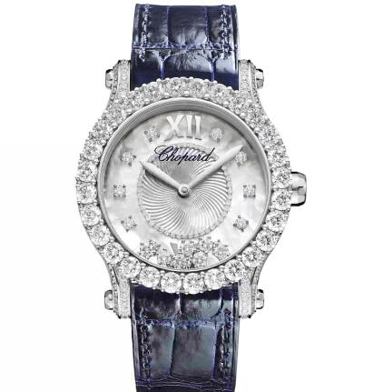 Review Chopard Happy Sport Joaillerie Watch Cheap Price 36 MM AUTOMATIC WHITE GOLD DIAMONDS 274809-1001