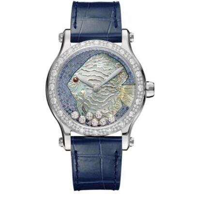 Review Chopard happy fish Replica Watch 274891-1024 - Click Image to Close