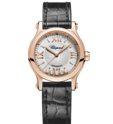 Review Chopard Happy Sport Watch Cheap Price 30 MM AUTOMATIC ROSE GOLD DIAMONDS 274893-5011
