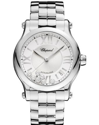 Review Chopard Happy Sport Watch Cheap Price 36 MM AUTOMATIC STAINLESS STEEL DIAMONDS 278559-3002