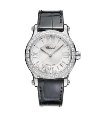 Review Chopard Happy Sport Watch Cheap Price 36 MM AUTOMATIC STAINLESS STEEL DIAMONDS 278559-3003 - Click Image to Close