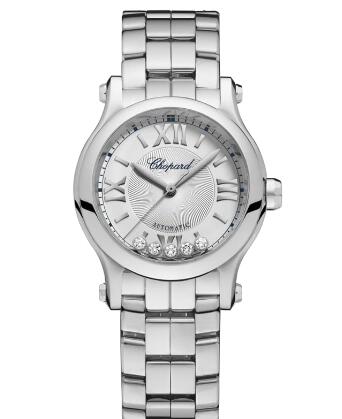 Review Chopard Happy Sport Watch Cheap Price 30 MM AUTOMATIC STAINLESS STEEL DIAMONDS 278573-3012