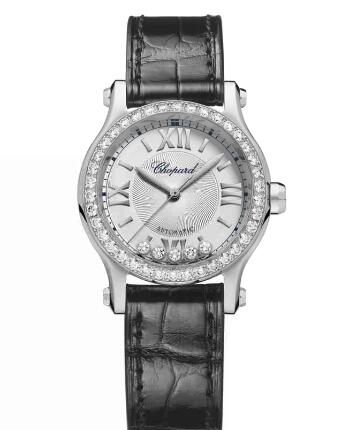 Review Chopard Happy Sport Watch Cheap Price 30 MM AUTOMATIC STAINLESS STEEL DIAMONDS 278573-3013