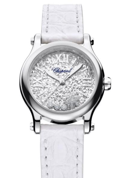 Review Chopard Happy Snowflakes Replica Watch 278573-3022
