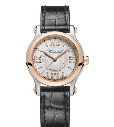 Review Chopard Happy Sport Watch Cheap Price 30 MM AUTOMATIC ROSE GOLD STAINLESS STEEL DIAMONDS 278573-6013