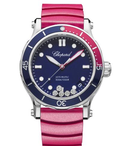 Review Chopard Happy OCEAN Watch Cheap Price 40 MM AUTOMATIC STAINLESS STEEL DIAMONDS 278587-3002