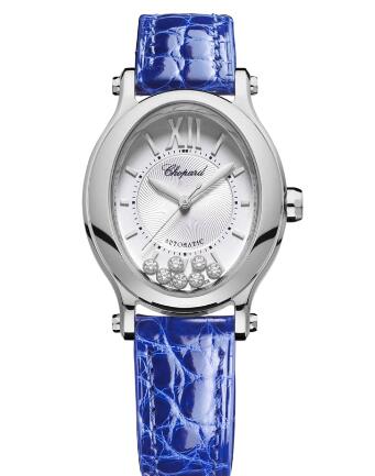 Review Chopard Happy Sport OVAL Watch Cheap Price 31 X 29 MM AUTOMATIC STAINLESS STEEL DIAMONDS 278602-3001