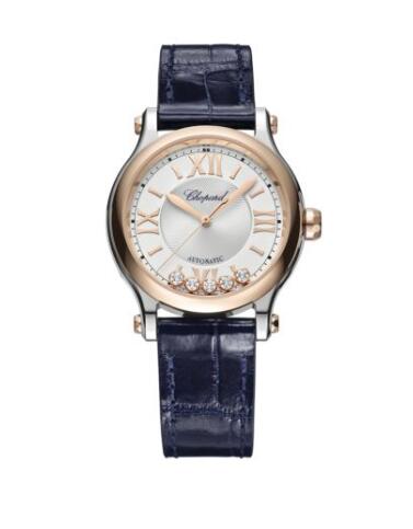 Review Chopard Happy Sport Watch Replica 33 MM AUTOMATIC ROSE GOLD STAINLESS STEEL DIAMONDS 278608-6001