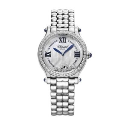 Review Chopard Happy Sport Watch Replica HAPPY SPORT THE FIRST 33 MM AUTOMATIC STAINLESS STEEL DIAMONDS 278610-3002