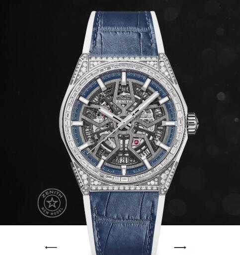 Review Replica Zenith Watch Zenith DEFY CLASSIC JEWELRY 41mm 32.9001.670/78.R590