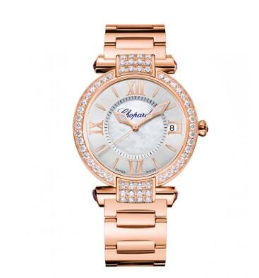 Review Chopard Imperiale Watches for sale Review Replica 36 MM AUTOMATIC ROSE GOLD DIAMONDS 384822-5004 - Click Image to Close