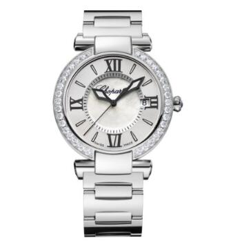 Review Chopard Imperiale Watches for sale Review Replica 36 MM QUARTZ STAINLESS STEEL DIAMONDS 388532-3004 - Click Image to Close