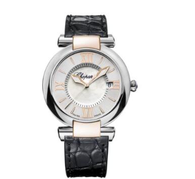 Review Chopard Imperiale Watches for sale Review Replica 36 MM QUARTZ ROSE GOLD STAINLESS STEEL 388532-6001 - Click Image to Close