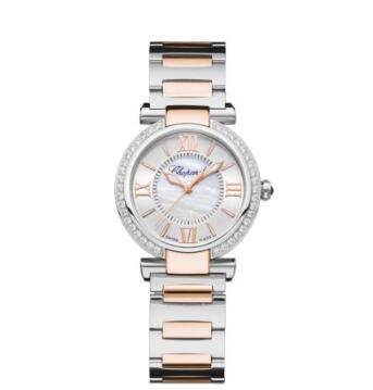 Review Chopard Imperiale Watches for sale Review Replica 29 MM AUTOMATIC ROSE GOLD STAINLESS STEEL DIAMONDS 388563-6008