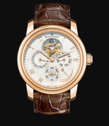 Review Blancpain Le Brassus Tourbillon Quantième Perpetuél 8 Jours Red Gold Replica Watch 4225-3642-55B - Click Image to Close