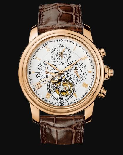 Review Blancpain Le Brassus Tourbillon Quantième Perpetuél Chronographe Flyback à Rattrapante Red Gold Replica Watch 4289Q-3642-55B