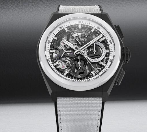 Review Zenith DEFY EL PRIMERO 21 BLACK And WHITE EDITION Replica Watch 49.9007.9004/11.R923