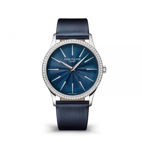 Review Patek Philippe Calatrava 4997 White Gold Blue 4997/200G-001 Replica Watch