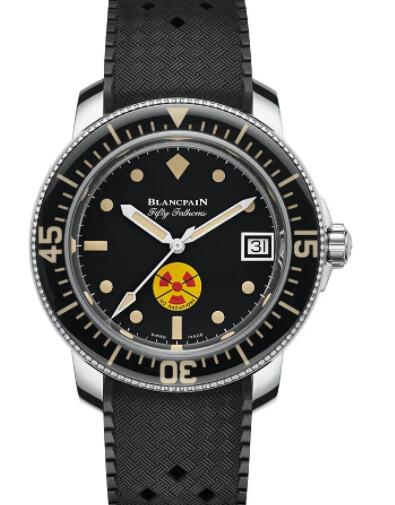 Review Blancpain Fifty Fathoms No Radiations Replica Watch 5008D-1130-B64A