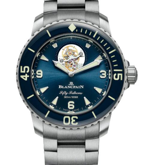 Review Blancpain Fifty Fathoms Tourbillon 8 Jours Replica Watch 5025-12B40-98S