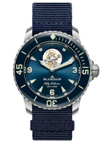 Review Blancpain Fifty Fathoms Tourbillon 8 Jours Replica Watch 5025-12B40-NAOA - Click Image to Close