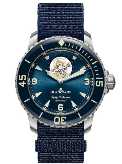 Review Blancpain Fifty Fathoms Tourbillon 8 Jours Replica Watch 5025-12B40-NAOA