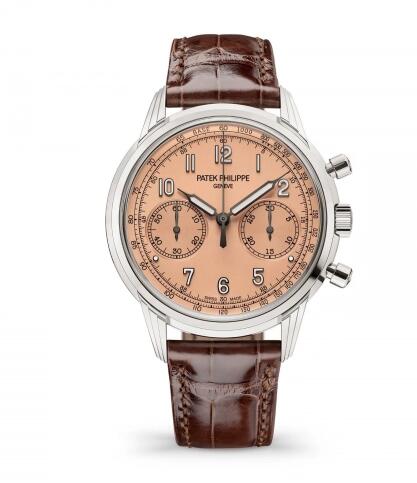 Review Patek Philippe Chronograph 5172 White Gold Rose Replica Watch 5172G-010 - Click Image to Close