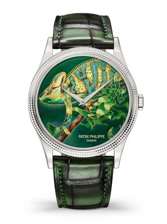 Review Patek Philippe Calatrava 5177 Chameleon Replica Watch 5177G-026 - Click Image to Close