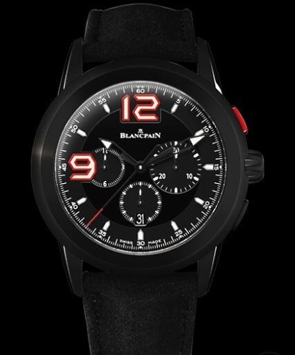 Review Blancpain L-evolution Chronographe Flyback 'Super Trofeo' Replica Watch 560ST-11D30-52B Black DLC Steel