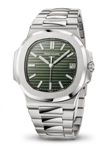 Review Replica Patek Philippe Nautilus 5711 Stainless Steel Green Watch 5711/1A-014 - Click Image to Close