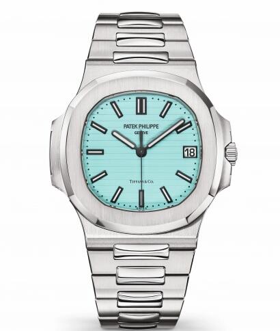 Review Replica Patek Philippe Nautilus 5711 Stainless Steel Tiffany Watch 5711/1A-018 - Click Image to Close