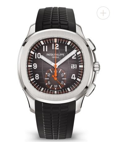 Review Patek Philippe Aquanaut Chronograph 5968 Stainless Steel Black Rubber Replica Watch 5968A-001 - Click Image to Close