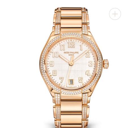 Review Patek Philippe Twenty~4 Automatic Rose Gold & Top Wesselton Diamonds 7300/1201R-001 Replica Watch - Click Image to Close